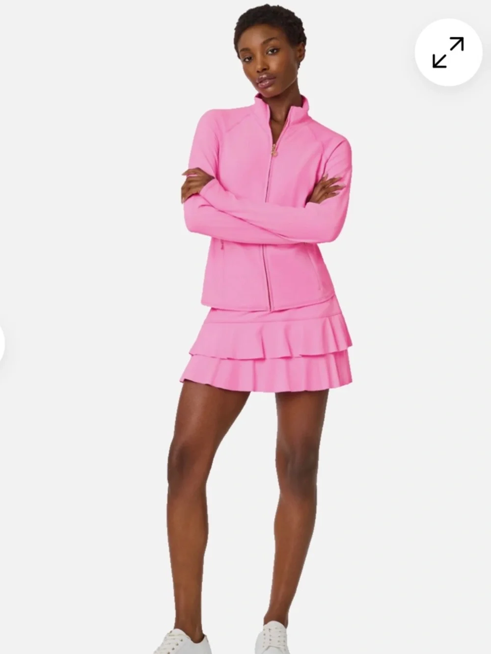 NWT Lilly Pulitzer Pink Luxletic LUNAN Skort in Pink Worth size:MEDIUM - Picture 1 of 6